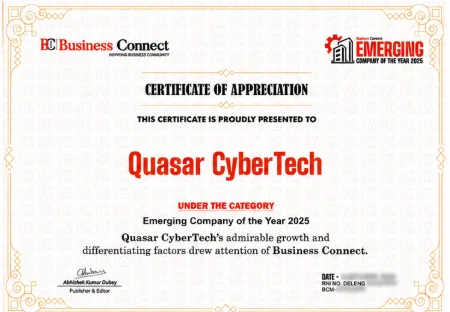 QuassrCyberTech | Emerging Company of the Year Logo